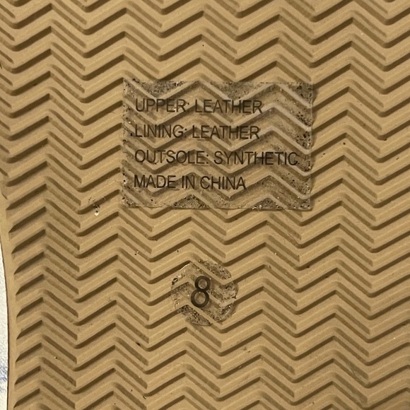 J. Jill Maya Leather Blue & White Cloudlike Pattern Upper w/ Foam Insole Slides - Picture 7 of 15